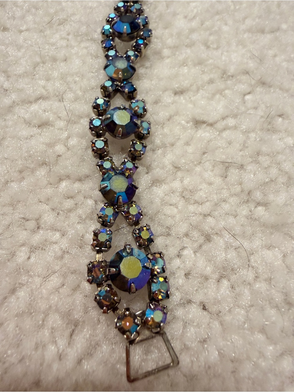 Blue Crystal Link Bracelet - Women Jewelry